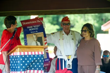 Renovo unveils newest Hometown Hero banners at ceremony
